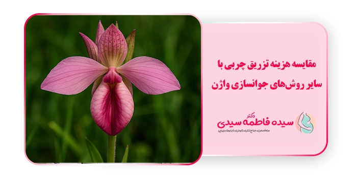 مقایسه هزینه تزریق چربی با سایر روش‌های جوانسازی واژن